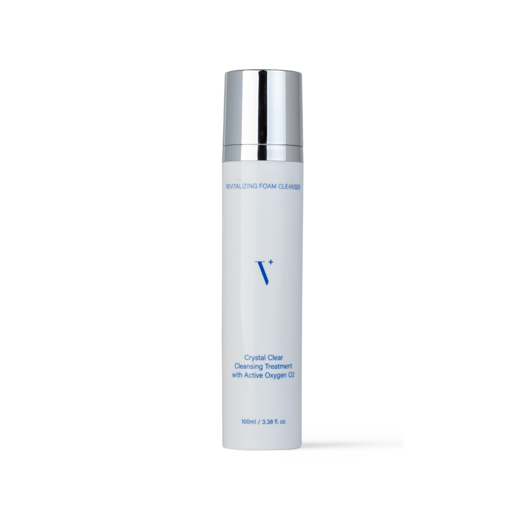 Crystal Clear Foam Cleanser – Dr. Villy Skincare - Medical grade, oxygen‑active, gentle purifying foam for deep‑cleansed, refreshed skin