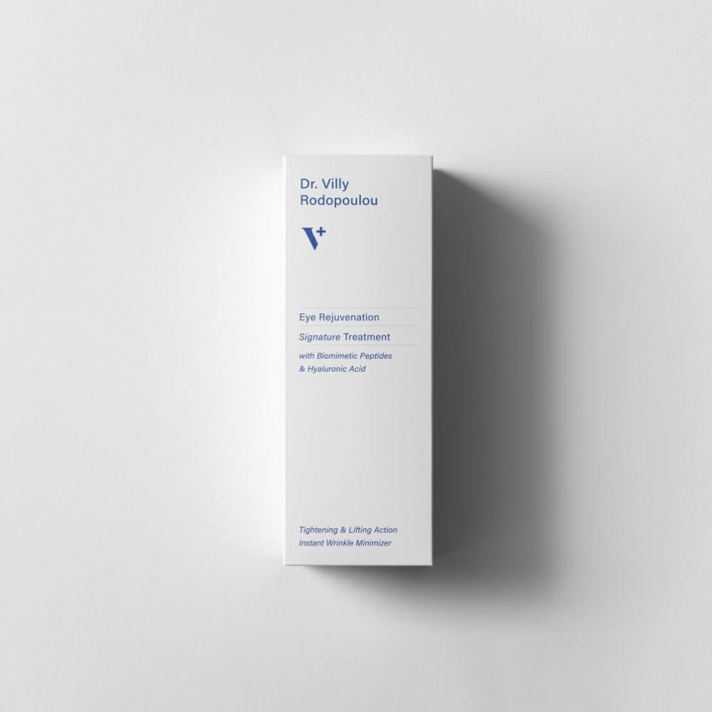 Eye Rejuvenation cream in branded box - 15ml - Dr. Villy Skincare - Medical Grade eye repair cream to reduce puffiness and reduce fine lines and wrinkles