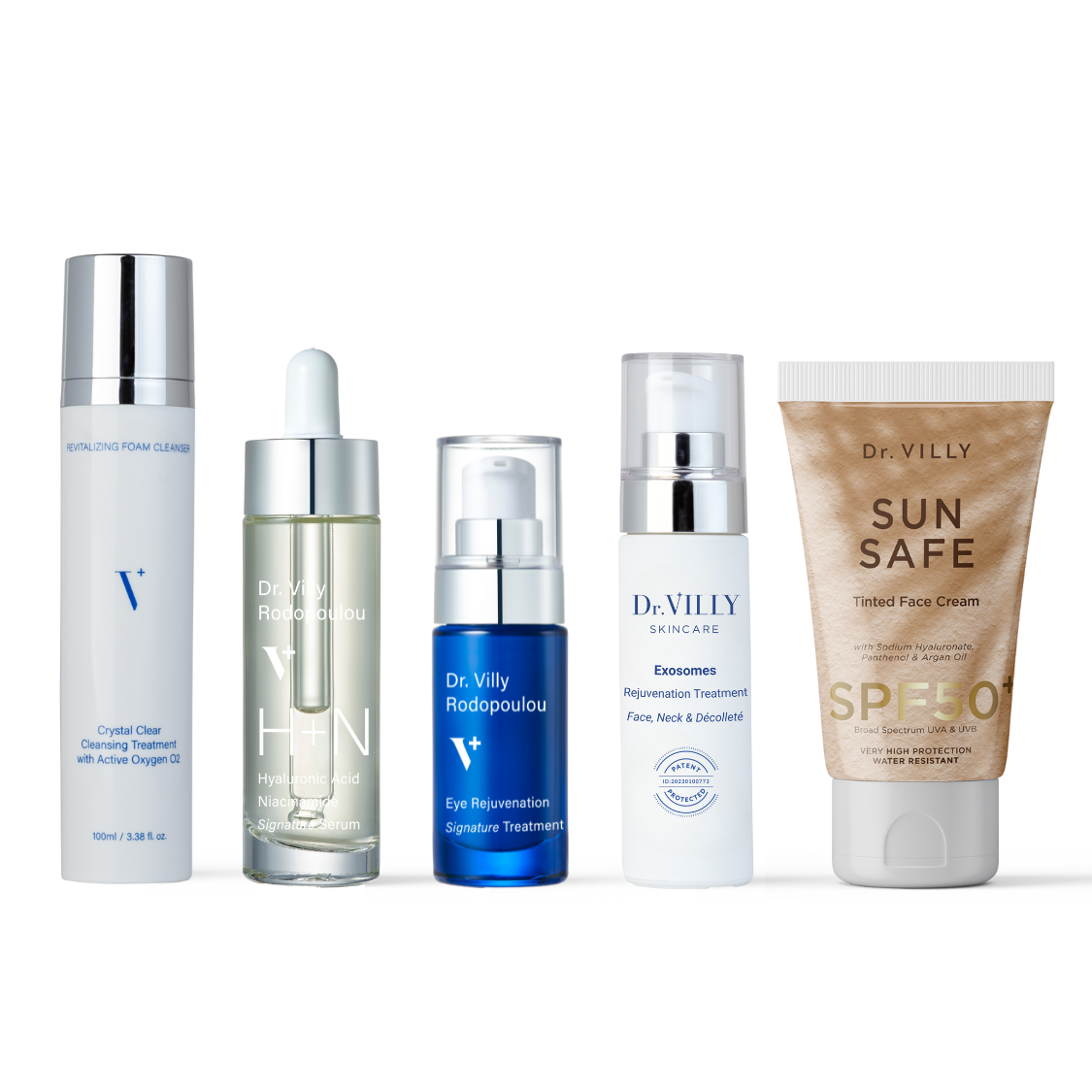 Dr. Villy´s Morning Routine - Dr. Villy Skincare - Medical Grade, five-step skincare routine 