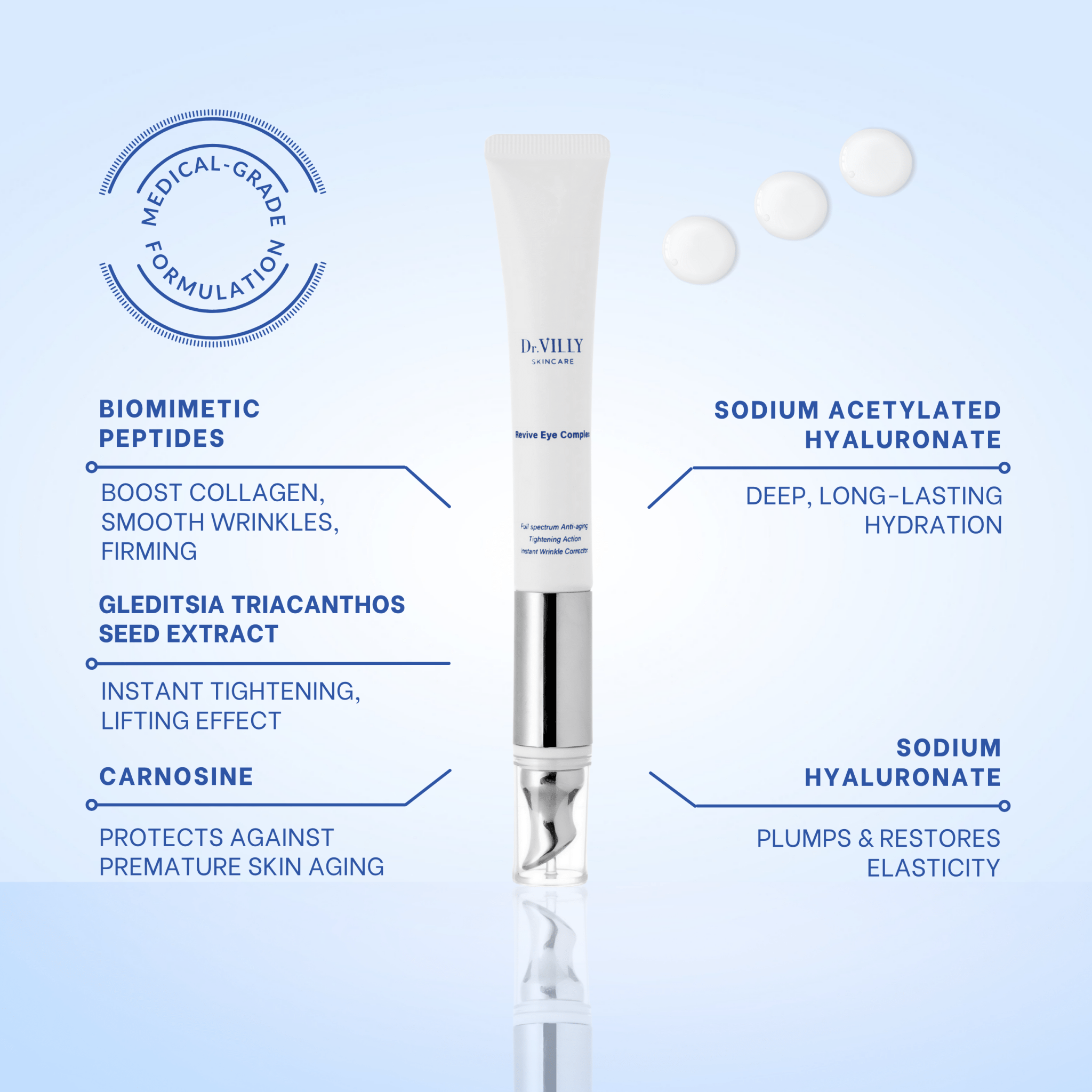 Revive Eye Complex - 15ml - Dr. Villy Skincare - Medical Grade product