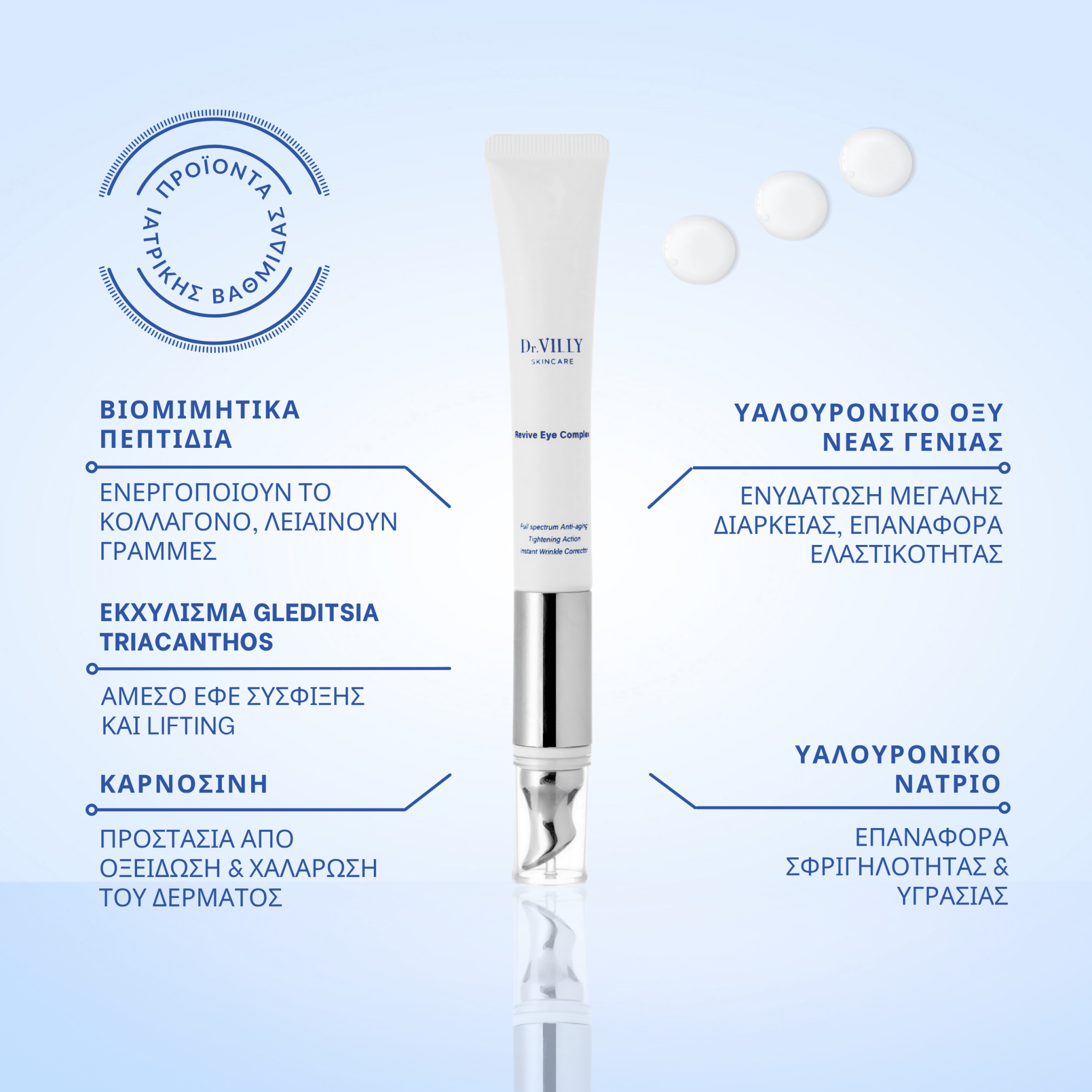 Revive Eye Complex - 15ml - Dr. Villy Skincare - Medical Grade product