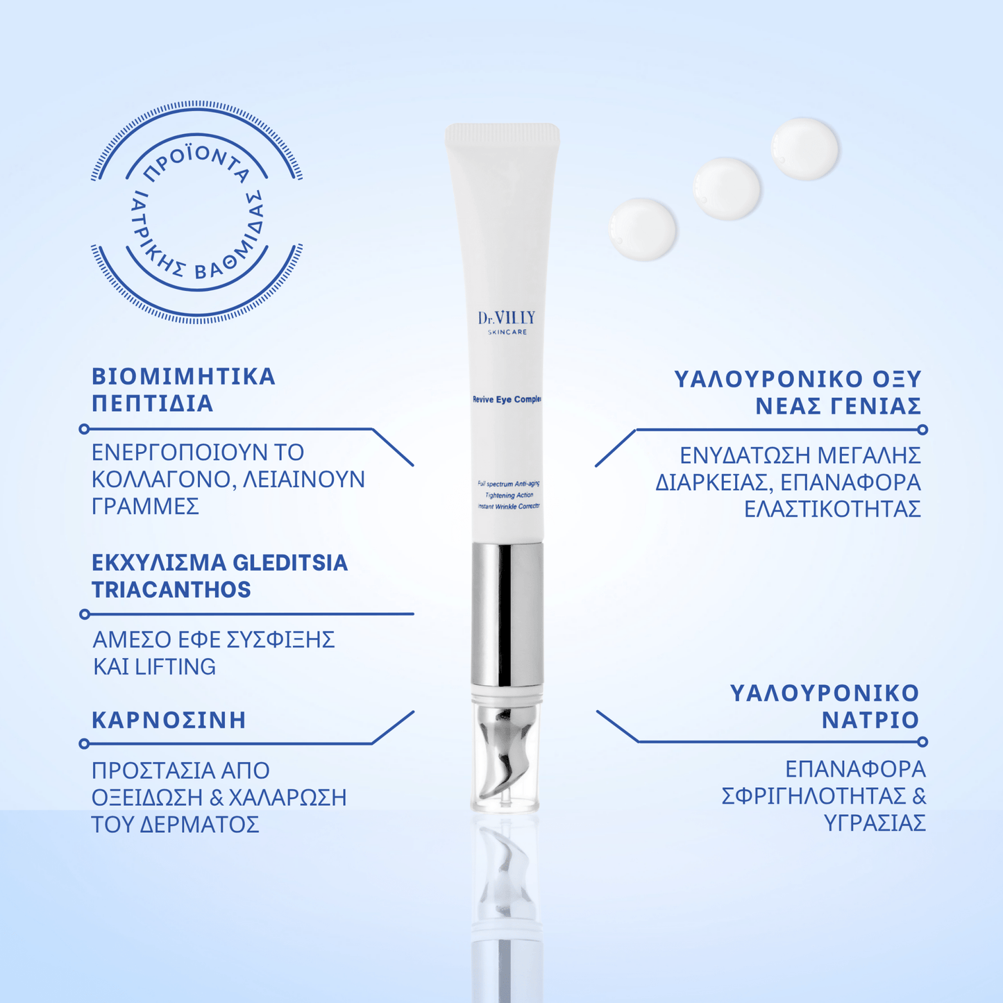Revive Eye Complex - 15ml - Dr. Villy Skincare - Medical Grade product